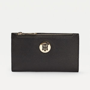 Tommy Hilfiger dámská černá malá peněženka Honey - OS (0GJ)